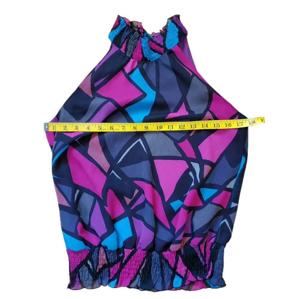 Women's Alfani Colorblock Blouse Size‎ 6 - Picture 3 of 6